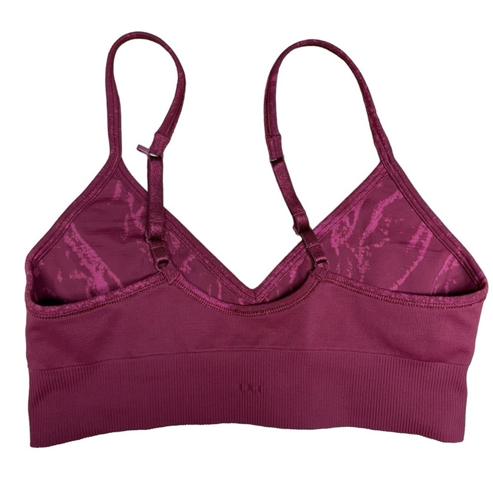 Lululemon Ebb To Street Bra A/B Cup Stone Wash Chianti Seamless W2BS2S Size 8 - Picture 12 of 15